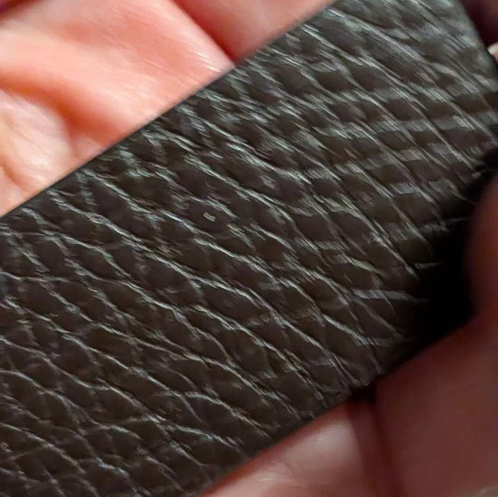 Coach Brown Pebbled ‎ Leather Hangtag